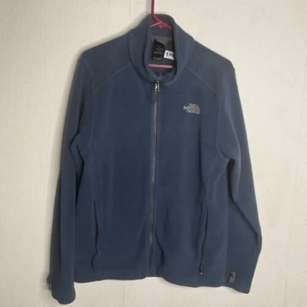 The North Face Men’s Size SP Teal Blue‎ Fleece Full Zip Outdoors Sweater Jacket